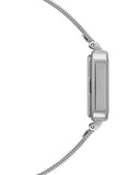 Daniel Wellington Quadro Studio White Dial Silver Mesh Bracelet Watch For Women - DW00100521 Authentic Buy Shop Now