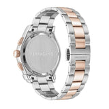 Salvatore Ferragamo 1927 Chrono Silver Dial Two Tone Steel Strap Watch for Men - SFKZ00623 Authentic Buy Shop Now