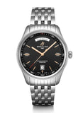 Breitling Premier Automatic 40mm Day & Date Black Dial Silver Steel Strap Mens Watch - A45340241B1A1 Authentic Buy Shop Now
