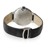 Cartier Ballon Bleu De Cartier Black Dial Black Leather Strap Watch for Men - WSBB0003 Authentic Buy Shop Now