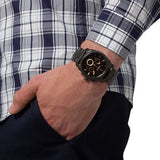Fossil Machine Chronograph Black Dial Black Steel Strap Watch for Men - FS4682 Authentic Buy Shop Now