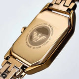 Emporio Armani Gioia Quartz Mother of Pearl Dial Rose Gold Steel Strap Watch For Women - AR11389 Authentic Buy Shop Now