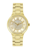 Guess Madison Diamonds Gold Dial Gold Steel Strap Watch for Women - W0637L2 Authentic Buy Shop Now