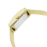 Guess Nouveau Diamonds Gold Dial Gold Mesh Bracelet Watch for Women - W0127L2 Authentic Buy Shop Now