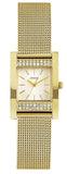 Guess Nouveau Diamonds Gold Dial Gold Mesh Bracelet Watch for Women - W0127L2 Authentic Buy Shop Now