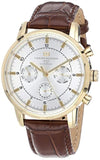 Tommy Hilfiger Harrison White Dial Brown Leather Strap Watch for Men - 1790874 Authentic Buy Shop Now