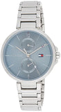 Tommy Hilfiger Angela Blue Dial Silver Steel Strap Watch for Women - 1782126 Authentic Buy Shop Now