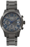Guess Atlas Quartz Grey Dial Grey Steel Strap Watch For Men - W0668G2 Authentic Buy Shop Now