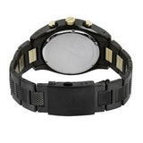 Armani Exchange Chronograph Black Dial Black Steel Strap Watch For Men - AX1604 Authentic Buy Shop Now