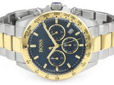 Hugo Boss Hero Blue Dial Two Tone Steel Strap Watch for Men - 1513767 Authentic Buy Shop Now