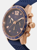 Guess Fleet Blue Dial Blue Rubber Strap Watch for Men - W0971G3 Authentic Buy Shop Now