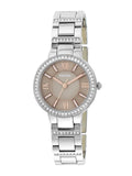 Fossil Virginia Taupe Dial Silver Steel Strap Watch for Women - ES4147 Authentic Buy Shop Now