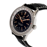 Breitling Navitimer 1 Automatic 41mm Black Dial Black Leather Strap Mens Watch - A17326211B1P2 Authentic Buy Shop Now
