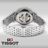 Tissot Le Locle Double Happiness Automatic Silver Dial Silver Steel Strap Watch For Men - T41.1.833.50 Authentic Buy Shop Now