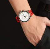Tissot Quickster Chronograph NBA Chicago Bulls White Dial Red NATO Strap Watch For Men - T095.417.17.037.04 Authentic Buy Shop Now