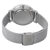 Emporio Armani Gianni T Bar Mother of Pearl Dial Silver Steel Strap Watch For Women - AR1955 Authentic Buy Shop Now