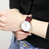 Daniel Wellington Classic Roselyn White Dial Red NATO Strap Watch For Women - DW00100272 Authentic Buy Shop Now