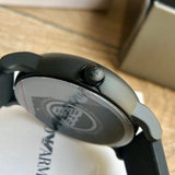 Emporio Armani Luigi Gray Dial Black Silicon Strap Watch for Men - AR11176 Authentic Buy Shop Now