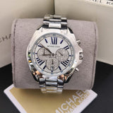 Michael Kors Bradshaw Quartz Silver Dial Silver Steel Strap Watch For Women - MK6320 Authentic Buy Shop Now