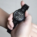 Tommy Hilfiger Henry Chronograph Black Dial Black Steel Strap Watch For Men - 1710478 Authentic Buy Shop Now