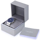 Calvin Klein City Chronograph Blue Dial Silver Steel Strap Watch for Men - K2G2714N Authentic Buy Shop Now