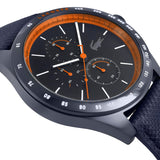 Lacoste Apext Blue Dial Blue Leather Strap Watch for Men - 2011297 Authentic Buy Shop Now