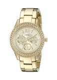 Fossil Stella Multifunction Gold Dial Gold Steel Strap Watch for Women - ES3589 Authentic Buy Shop Now