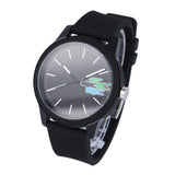 Lacoste 12.12 Black Dial Black Silicon Strap Watch for Men - 2011134 Authentic Buy Shop Now