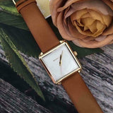 Michael Kors Lake White Dial Brown Leather Strap Watch For Women - MK2584 Authentic Buy Shop Now