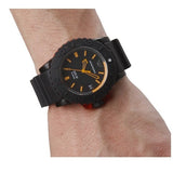 Emporio Armani Sportivo Quartz Black Dial Black Silicone Strap Watch For Men - AR5969 Authentic Buy Shop Now