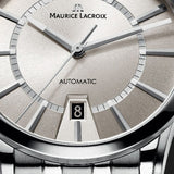 Maurice Lacroix Pontos Date Automatic Silver Dial Silver Steel Strap Watch For Men - PT6148-SS002-130 Authentic Buy Shop Now