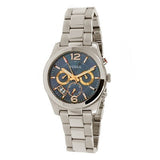 Fossil Perfect Boyfriend Mother of Pearl Blue Dial Silver Steel Strap Watch for Women - ES3880 Authentic Buy Shop Now