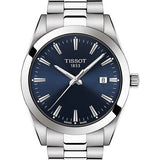 Tissot Gentleman Blue Dial Silver Steel Strap Watch For Men - T127.410.11.041.00 Authentic Buy Shop Now