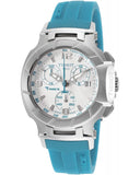 Tissot T Race Chronograph White Dial Brown Rubber Strap Watch for Women - T048.217.17.017.02 Authentic Buy Shop Now