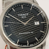 Tissot Luxury Powermatic 80 Black Dial Silver Steel Strap Watch for Men - T086.407.11.201.02 Authentic Buy Shop Now