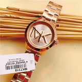 Michael Kors Brynn Analog Rose Gold Dial Rose Gold Steel Strap Watch For Women - MK7318 Authentic Buy Shop Now