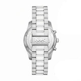 Michael Kors Lexington Chronograph Green Dial Silver Steel Strap Watch for Women - MK9152 Authentic Buy Shop Now