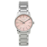 Calvin Klein City Pink Mother of Pearl Dial Stainless Steel Strap Watch For Women - K2G2314E Authentic Buy Shop Now