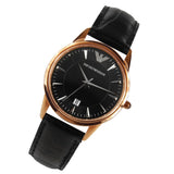 Emporio Armani Classic Black Dial Black Leather Strap Watch for Women - AR2445 Authentic Buy Shop Now