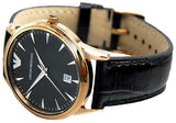 Emporio Armani Classic Black Dial Black Leather Strap Watch for Women - AR2445 Authentic Buy Shop Now