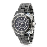 Chanel J12 Quartz Diamonds Black Dial Black Steel Strap Watch for Women - J12 H1625 Authentic Buy Shop Now