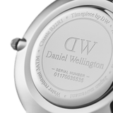 Daniel Wellington Petite Sterling Black Dial Brown Leather Strap Watch For Women - DW00100178 Authentic Buy Shop Now