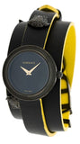Versace V-Flare Quartz Black Dial Black Leather Strap Watch for Women - VEBN00518 Authentic Buy Shop Now