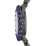 Marc Jacobs Amy Purple Dial Black Steel Strap Watch for Women - MBM3224 Authentic Buy Shop Now
