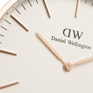Daniel Wellington Classic Cornwall White Dial Black Nylon Strap Watch For Men - DW00100257 Authentic Buy Shop Now