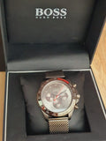 Hugo Boss Ikon Grey Dial Grey Mesh Bracelet Watch for Men - 1513443 Authentic Buy Shop Now