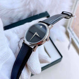 Movado Museum Black Dial Black Leather Strap Watch For Men - 2100002 Authentic Buy Shop Now