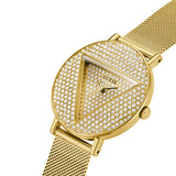 Guess Iconic Diamonds Gold Dial Gold Mesh Bracelet Watch For Women - GW0477L2 Authentic Buy Shop Now