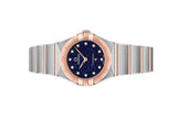 Omega Constellation Quartz Diamonds Blue Dial Two Tone Steel Strap Watch for Women - 131.20.25.60.53.002 Authentic Buy Shop Now