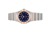 Omega Constellation Quartz Diamonds Blue Dial Two Tone Steel Strap Watch for Women - 131.25.25.60.53.002 Authentic Buy Shop Now